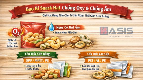 Bao bì bảo quản snack hạt