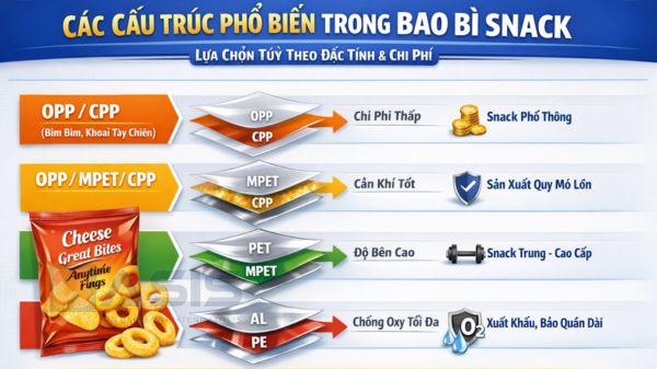 cách chọn bao bì snack