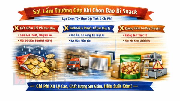 Cách chọn bao bì snack