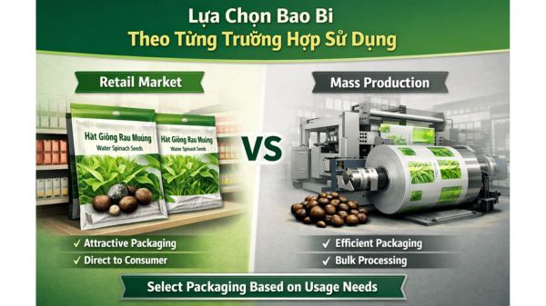 Lựa chọn bao bì theo từng trường hợp sử dụng