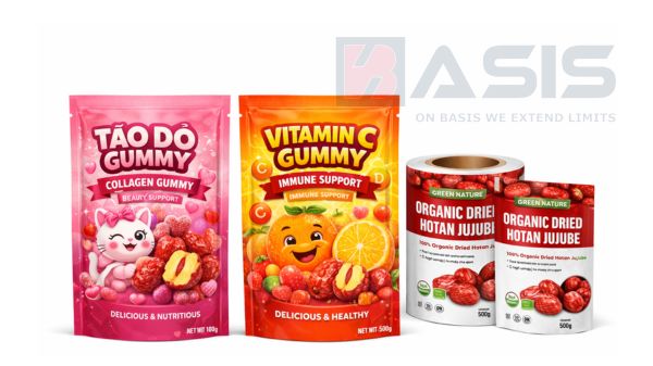 Bao bì kẹo dẻo và vấn đề khi đóng gói