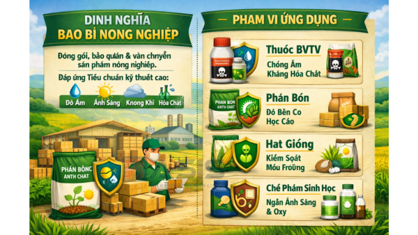 Bao bì nông nghiệp là gì và phạm vi ứng dụng