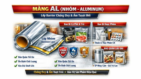 vật liệu màng ghép: màng AL