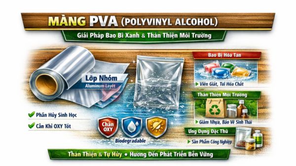 vật liệu màng ghép: Màng PVA (Polyvinyl Alcohol)