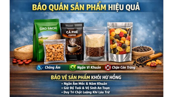 Vai trò của bao bì nông sản khô: bảo quản sản phẩm hiệu quả