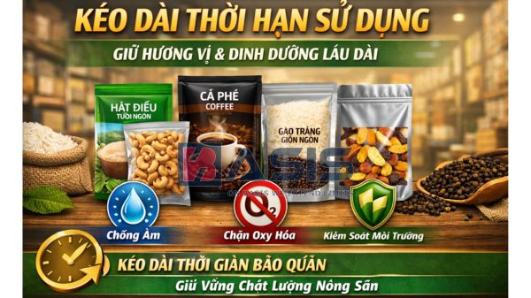 Vai trò của bao bì nông sản khô: kéo dài thời hạn sử dụng