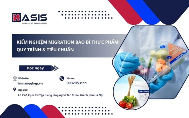 Kiểm Nghiệm Migration Bao Bì Thực Phẩm: Quy Trình & Tiêu Chuẩn