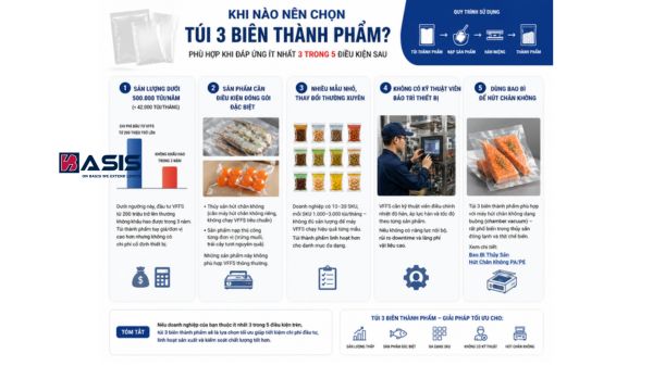 Khi Nào Nên Chọn Túi 3 Biên Thành Phẩm